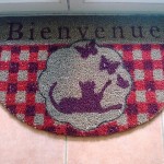 tapis salle de bain demi lune