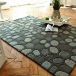 tapis salon forme galet