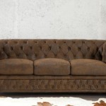 canapé cuir retourné