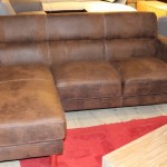 canapé cuir retourné