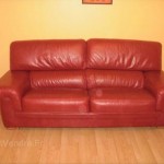 canapé cuir retourné