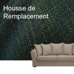 housse de canapé gris 3 places