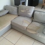 housse de canapé simili cuir