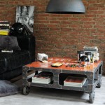 meuble salon industriel