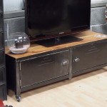 meuble salon industriel