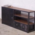 meuble salon industriel