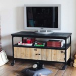 meuble salon industriel