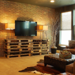 meuble salon industriel