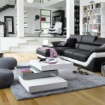 tapis salon gris conforama