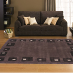 tapis salon marron
