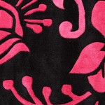 tapis salon framboise