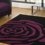 tapis salon framboise