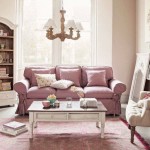 tapis salon framboise