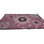 tapis salon framboise